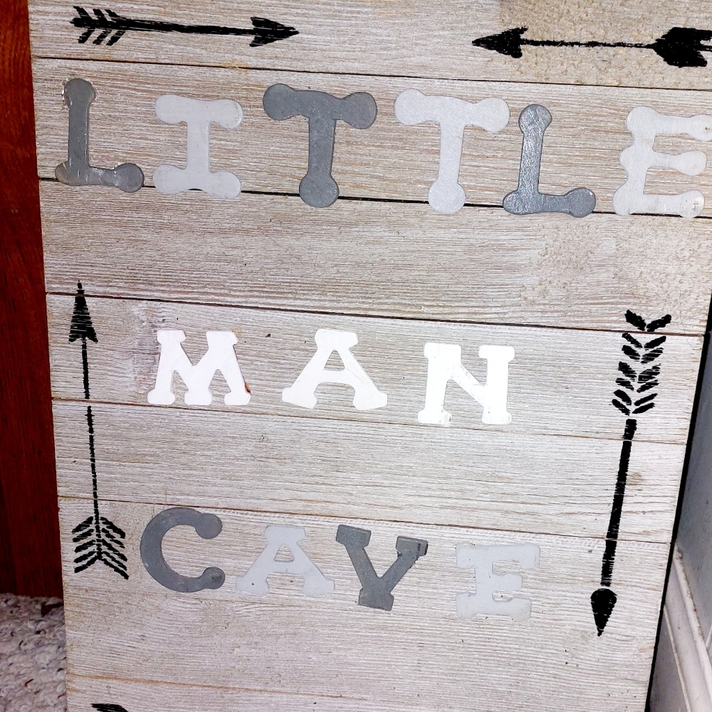 Wooden sign